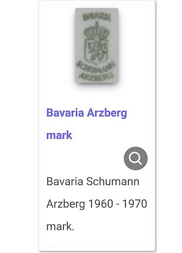 paviljoni forma ideale: Tanjir za na zid 1960 do 1970god.Bavaria. Tanjir porcelan Schumann — 9