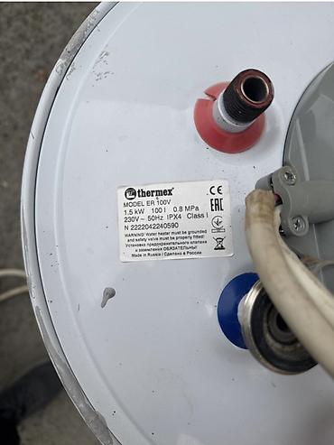 Santexnika: Thermex ER 100V elektrik su qızdırıcısı 2ci el cox az islenib Endirim — 3