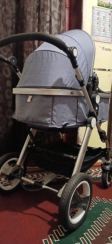 Uşaq dünyası: Cynebaby 3‑ü 1‑də uşaq arabası dəsti - Rəng: mavi/boz - Dəst: şassi + — 3