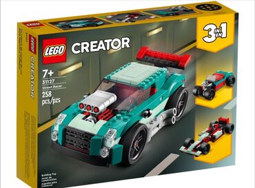 lego technic бишкек: Lego Creator 31127 Уличные гонки🏎️🚘, рекомендованный возраст 7 +,258