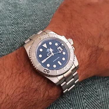 Ručni satovi: ADDIESDIVE MY-H3-C - 41mm - Rolex YACHT-MASTER Homage Potpuno nov — 2