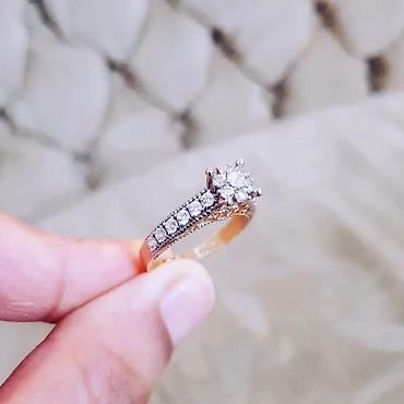 Zərgərlik əşyaları: Nişan, Üzük, Swarovski, Sarı qızıl, 585 Əyar — 3