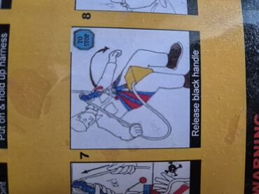 Digər idman və istirahət malları: 50 metr hündürlükdən aşağı düşmək üçün təhlükəsizlik — 8