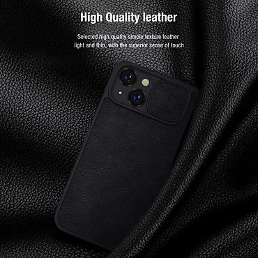 Maske i futrole za telefone: Maska Nillkin Qin Pro za iPhone 14 Plus 6.7 crvena. Kataloški broj — 6