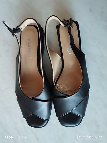shoes: Босоножки, 37, Новый, цвет - Черный, Самовывоз — 1