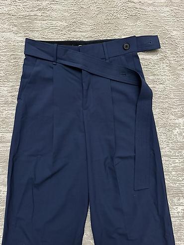 Мужские брюки, S, M, Zara, Новый, цвет - Синий