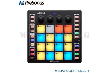 Вокальные микрофоны: Midi-контроллер Presonus Atom Controller Создавайте биты, играйте с