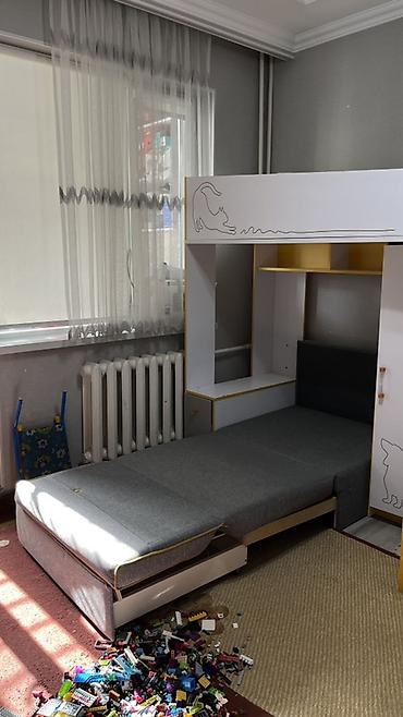 bunk bed: Детский модульный комплекс: кровать-чердак с рабочей/игровой зоной и — 5
