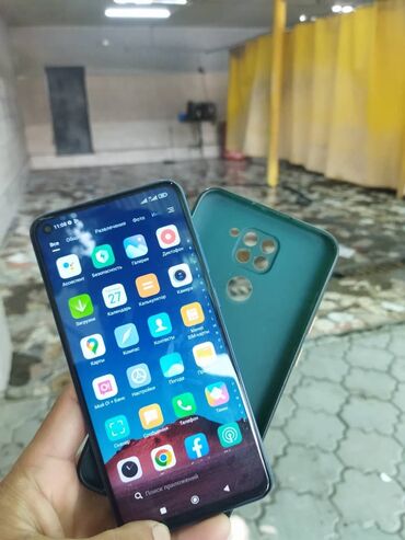 кейс для пк: Redmi, Redmi Note 9, Б/у, цвет - Синий, 2 SIM