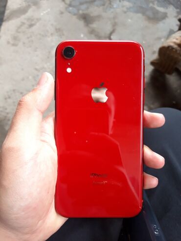 lenovo телефон: IPhone Xr, Б/у, 128 ГБ, Красный, Защитное стекло, Чехол, 85 %