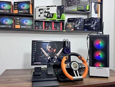 ryzen 5: Oyun kompüteri və aksesuar dəsti Tərkib: - Masaüstü oyun PC-si: ARGB — 1