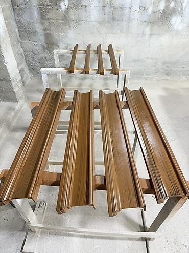 bezekli herifler ad yazmaq: Mebel və interyer üçün dekorativ plintus/profil hissələri - Material — 5
