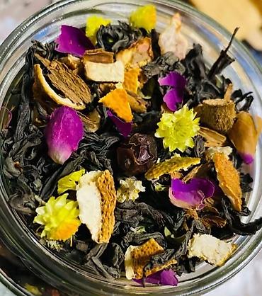 Çay: Güllü ədviyyatlı çay qarışığı - Tərkib: yaşıl/qara çay yarpaqları — 12