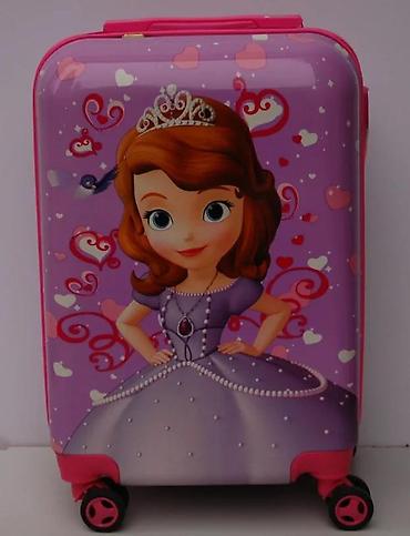 Rančevi, torbe i koferi: Dečji kofer na točkiće – motiv princeze - Čvrsta ABS/plastika školjka — 9