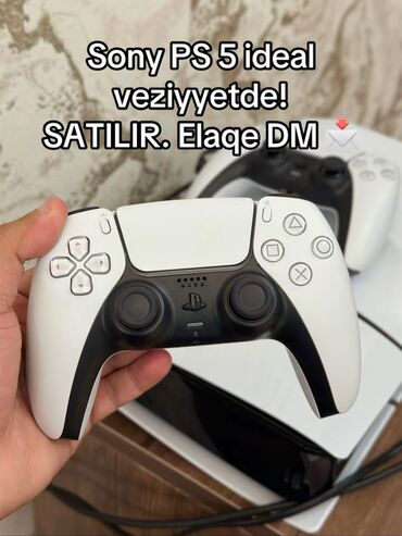 ps 4 oyun diski: Sony PS 5 1 TB ideal veziyyetde + 9-10 eded oyun var (tekce oyunlara