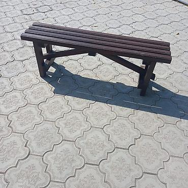 Скамейка Дерево, Без спинки, Без крыши at lalafo.kg Скамейка Дерево, Без спинки, Без крыши