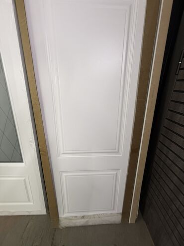 пластиковые двери межкомнатные: Межкомнатная глухая дверь, МДФ, Окрашенная, цвет - Белый