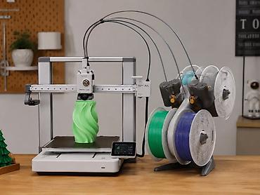 проектор а10: Bambu Lab A1 Combo c AMS системой lite— настольный FDM 3D‑принтер/ 3д — 1