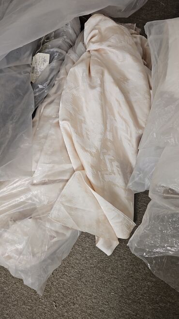 Pərdə və tüllər: Ağ rəngli tül pərdə parçaları - Material: nazik, şəffaf və nəfəsalan — 14