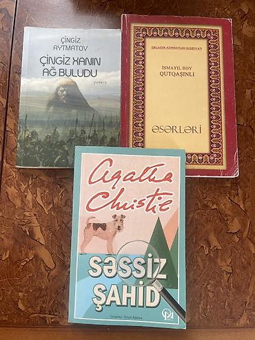 Художественная литература: Satılır: 3 kitabdan ibarət dəst - Çingiz Aytmatov — “Çingiz xanın ağ — 1