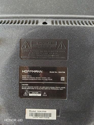 Hoffmann 32A3700 LED televizor Ekran diaqonalı: 32" Ekran qırılıb lalafo.az -da Hoffmann 32A3700 LED televizor Ekran diaqonalı: 32" Ekran qırılıb