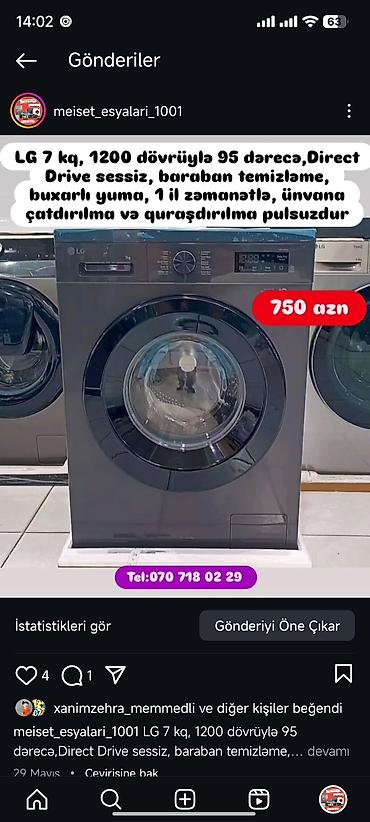 Paltaryuyan maşınlar: Paltaryuyan Anbardan satiş.Qimətlər aşagida qeyd olunub.Ünvana — 124