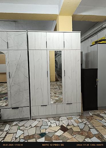 Шкафы для одежды: Шкаф для одежды, Новый, Прямой, ЛДСП — 8