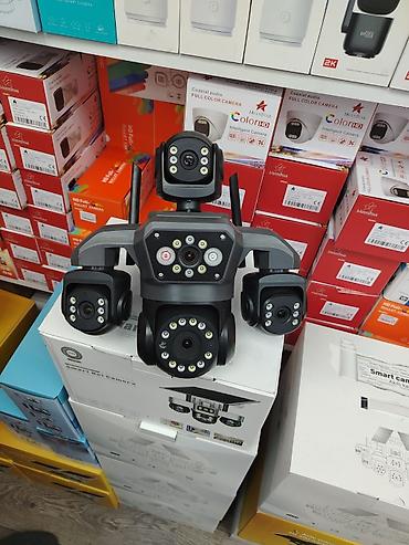 led foto: Çoxfunksiyalı Wi‑Fi təhlükəsizlik kamerası sistemi - 4 başlı modul — 1