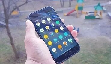 Poco: Samsung Galaxy A5, Б/у, 128 ГБ, цвет - Черный, 2 SIM