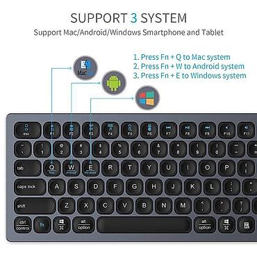 logitech k380: Клавиатура BK9803 Bluetooth 3.0 Aluminum alloy+ABS 110 keys 5 — 9