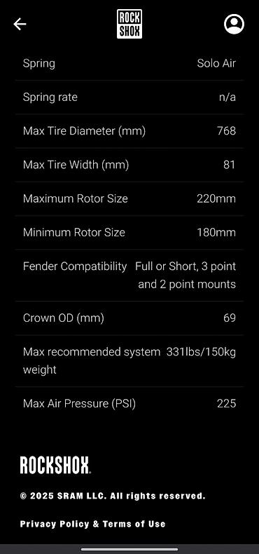 Велозапчасти: Продается вилка rockshox 35 silver tk29 со штоком 1.8" tapered (45,8мм — 10