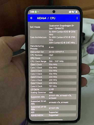 Уюлдук телефондор жана аксессуарлар: Redmi, Redmi K50 Ultra, Колдонулган, 256 ГБ, түсү - Кара, 2 SIM, eSIM — 6