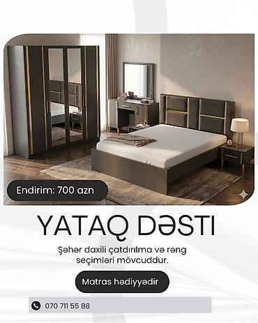 gence mebel instagram: İkinəfərlik çarpayı, Dolab, Yeni — 1