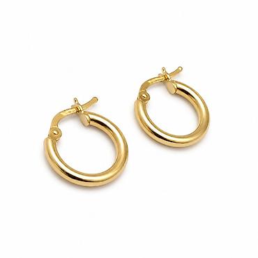 Серьги: Серьги из жёлтого золота 585 - Категория: серьги - Артикул: 37995 - — 1