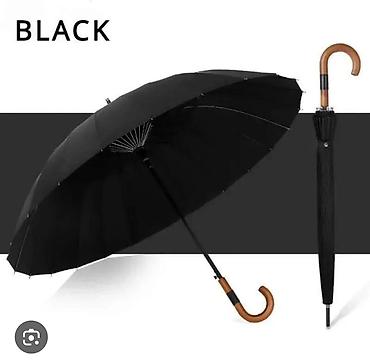 зонты: Зонт-трость от ALMAS Umbrella,черный - Классическая трость с — 1