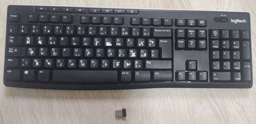 ambushyury dlya naushnikov logitech: Клавиатура беспроводная Logitech б/у рабочая, есть USB адаптер. В