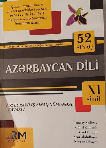 güvən sınaq 6: Azərbaycan dili sınaq -7 manat Nərgiz Nəcəf -7 manat Hər ikisi yenidir