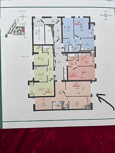 69: 2 комнаты, 70 м², Физкультурный (КГАФКиС) Элитка, 9 этаж, ПСО (под самоотделку) — 1