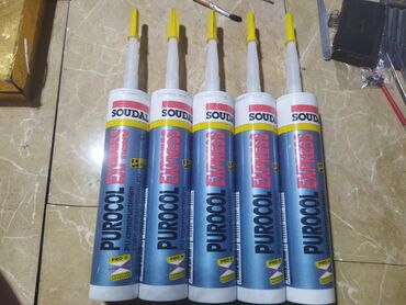 пенопласт блок: Пять туб полиуретанового клея Soudal Purocol Express. Этот клей