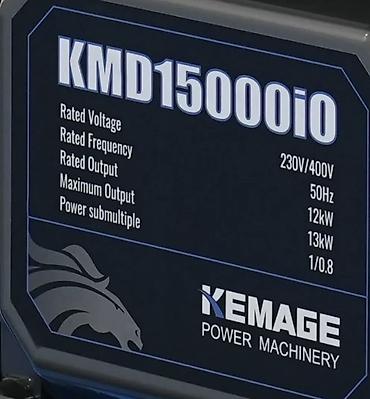 Генераторы: Бензиновый генератор KEMAGE KMD15000iO - Номинальное напряжение — 2