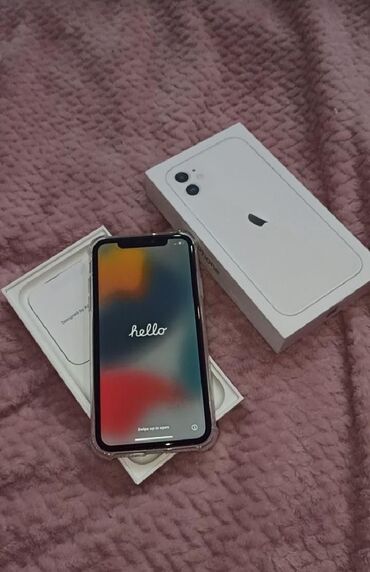 samsung a54 ikinci el: IPhone 11, 128 GB, Ağ, Simsiz şarj, Face ID