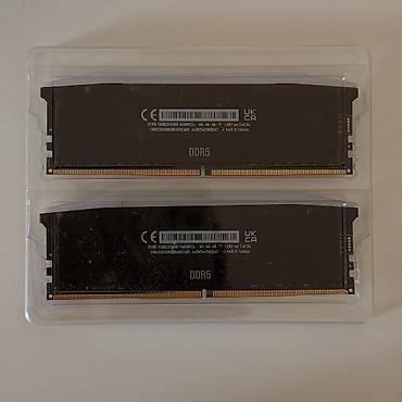 аренда компа: Оперативная память (RAM) для ПК, Б/у, Corsair, 32 ГБ, DDR5, 5600 МГц — 1