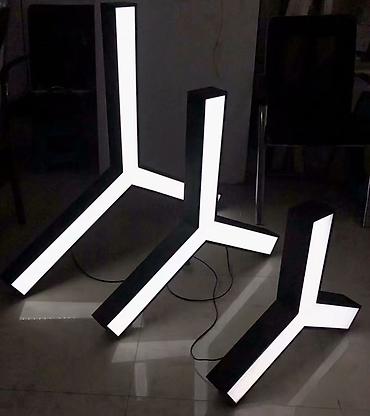 Светодиодная потолочная панель: Лайт бокс Световая короба LED прямоугольная, узкая (линейный формат) — 14