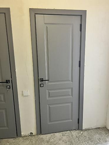 Məhsul: 6 ədəd daxili otaq qapıları (450 AZN) - Rəng: Boz (mat