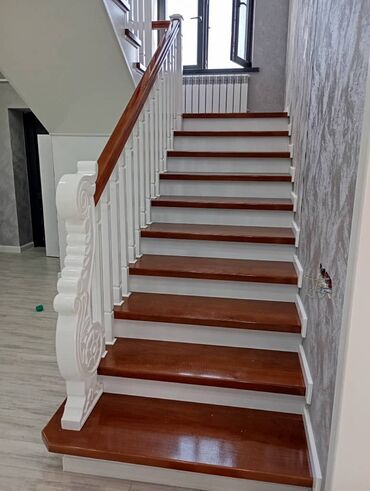 Деревянные лестницы: Лестницы из дерево на любой вкус перилы из дерево или стекла Я орозбек — 3