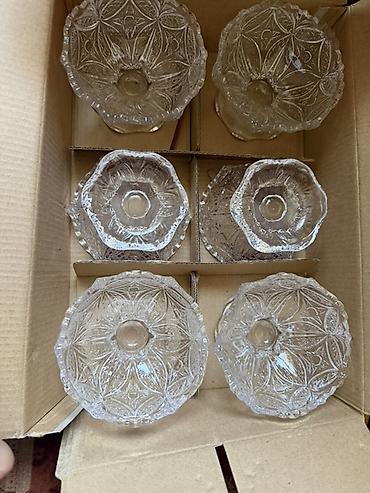 стаканчик мороженое: Набор креманок из стекла Glass Ware — 6 шт. - Материал: прозрачное — 1
