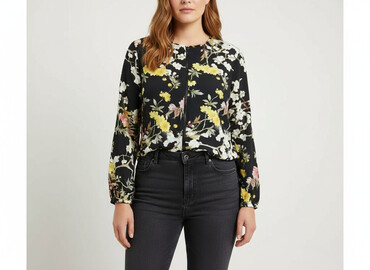 eleganckie ubrania plus size: In The Style, Women's blouse, size 2XL