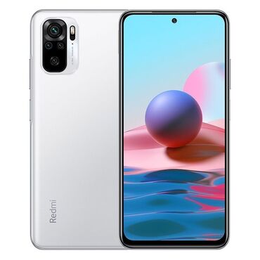 смартфоны xiaomi redmi: Xiaomi, Redmi Note 10S, Колдонулган, 128 ГБ, түсү - Ак, 2 SIM