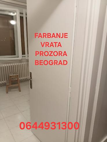 Vrata: Usluga farbanja vrata i prozora – Beograd - Profesionalno farbanje — 4