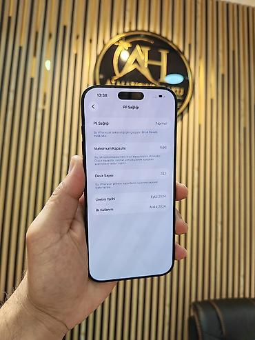 iphone adaptır: IPhone 16 Pro Max, 256 GB, Black Titanium, Simsiz şarj, Face ID, Sənədlərlə — 3